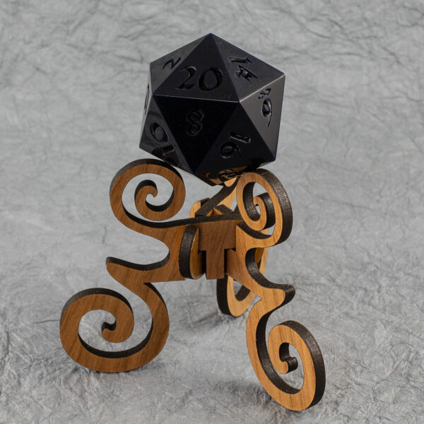 Cherry dice reliquary with 42mm chonk